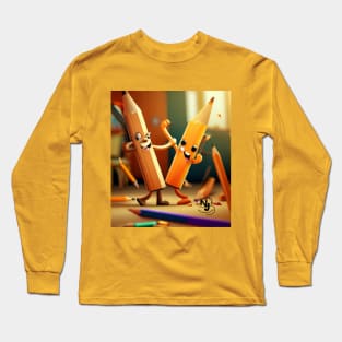 pencils in class Long Sleeve T-Shirt